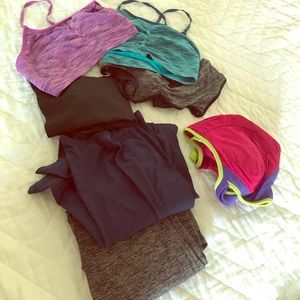 Mixed lot of 2XL and XL workout clothes